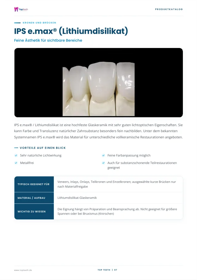 Top Teeth Zahnersatz-Katalog - Seite 7
