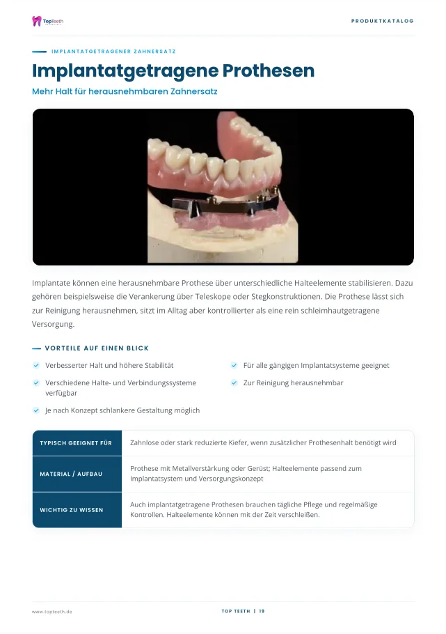Top Teeth Zahnersatz-Katalog - Seite 19