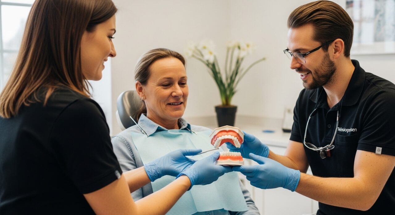 Teleskopprothese Zahnarzt Beratung