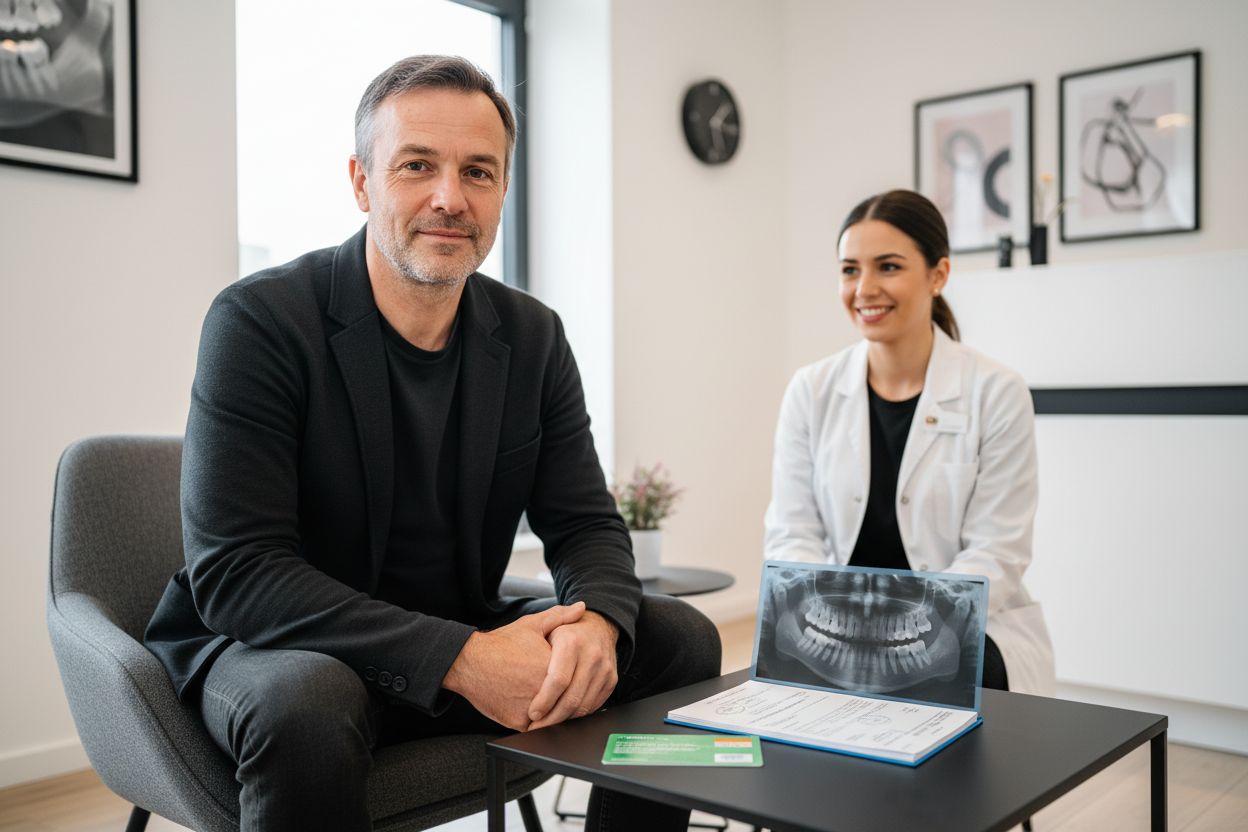 Zahnarzt Warteraum Dokumente